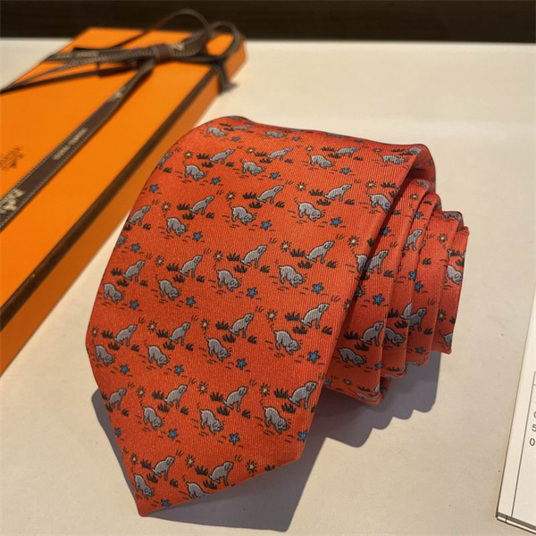 エルメス ネクタイ コピー2026最新 ドット柄シルクタイ カジュアル Hermès 新作