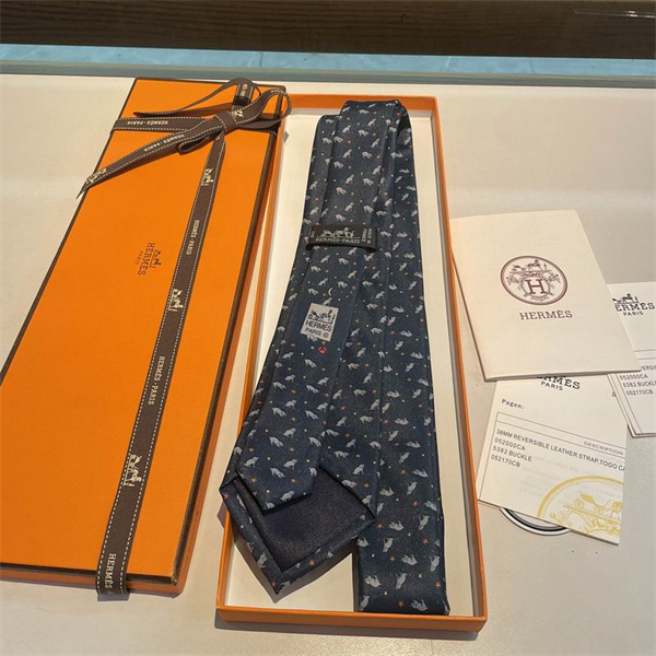 エルメス ネクタイ コピー2026最新 ドット柄シルクタイ カジュアル Hermès 新作