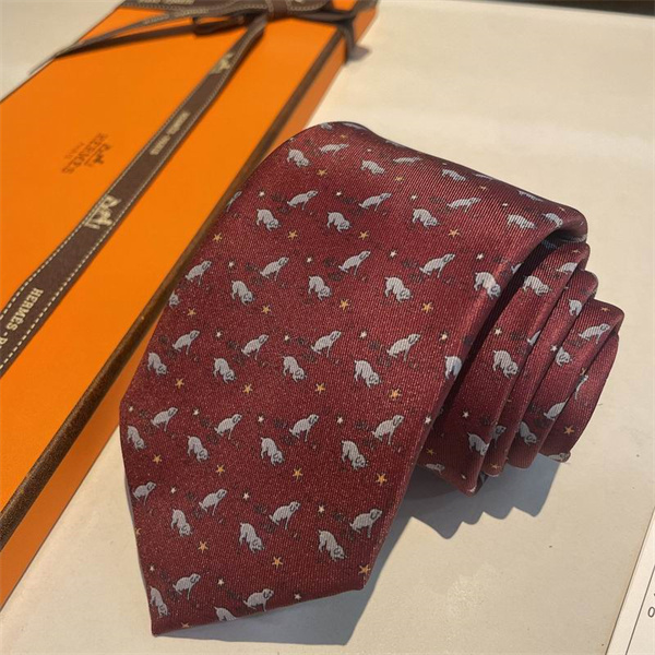 エルメス ネクタイ コピー2026最新 ドット柄シルクタイ カジュアル Hermès 新作