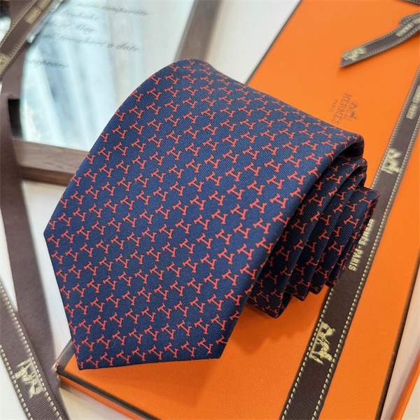 2026年新作コレクション☆☆エルメス ネクタイ コピー Hermès 落ち着いた色合いの無地タイで知的な印象に