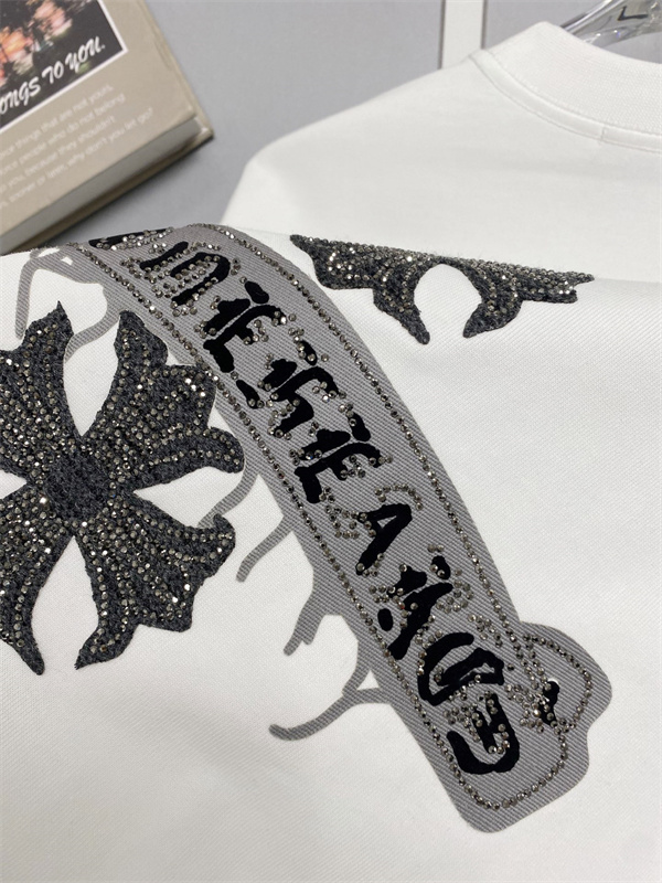 CHROME HEARTS クロムハーツ コピー メンズ ロングスリーブTシャツ 注文集中 トリプルクロス バックエンブレム