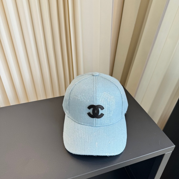 CHANEL  激安 人気上昇中 キラめきデニムキャップワンポイント 軽やか見え お出かけコーデ向け