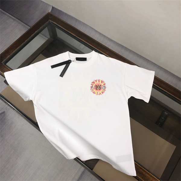 人気上昇 AMIRI アミリ コピー メンズ クルーネックTシャツ ビッグバックロゴ アートプリント 2タイプ展開