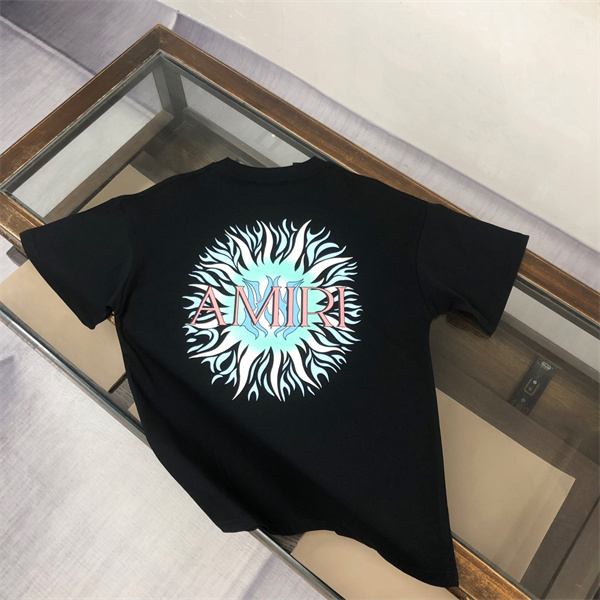 人気上昇 AMIRI アミリ コピー メンズ クルーネックTシャツ ビッグバックロゴ アートプリント 2タイプ展開