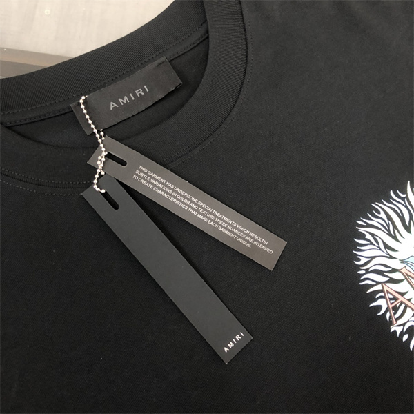 人気上昇 AMIRI アミリ コピー メンズ クルーネックTシャツ ビッグバックロゴ アートプリント 2タイプ展開