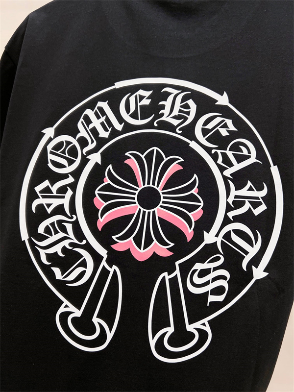 CHROME HEARTS クロムハーツ コピー メンズ カットソー ホースシューロゴ 配色クロス 2色バリエーション