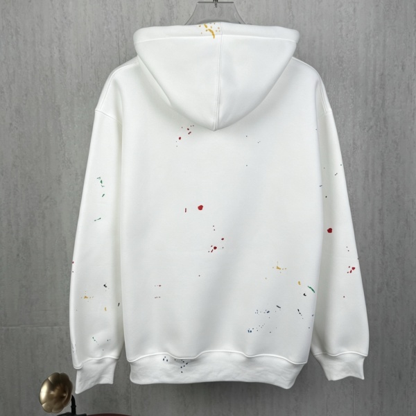 Supreme × MM6 Maison Margiela コピー 2026注目コラボ ペイントスプラッシュ BOXロゴ ジップアップパーカー オーバーサイズ