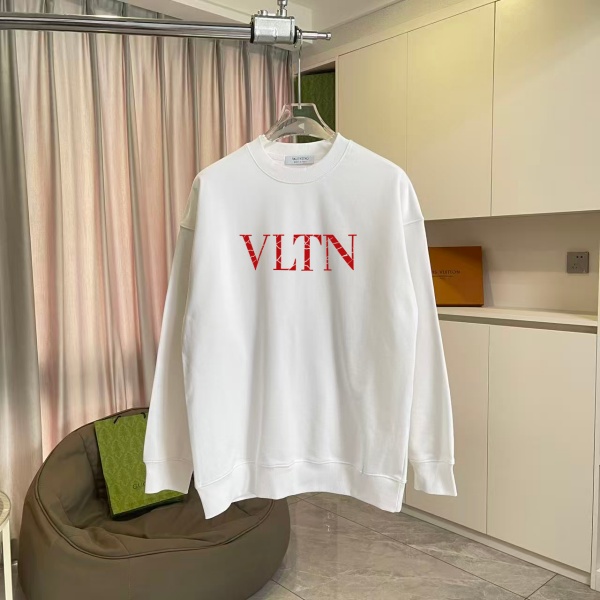 VALENTINO コピー 2026秋冬 VLTNグラフィック クルーネックスウェット 400gヘビーウェイト ゆったり男女兼用