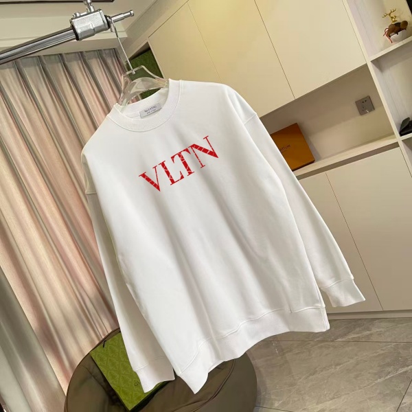 VALENTINO コピー 2026秋冬 VLTNグラフィック クルーネックスウェット 400gヘビーウェイト ゆったり男女兼用