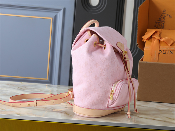 カラーで選ぶ LOUIS VUITTON ルイヴィトン コピー リュックサック フロントポケット レザーベルト クラシカルフォルム
