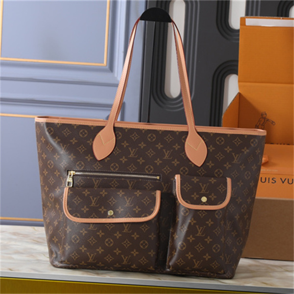 LOUIS VUITTON ルイヴィトン コピー レディース ワイドトート 外ポケットデザイン クラシックモノグラム デイリー実用