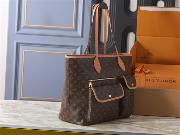 LOUIS VUITTON ルイヴィトン コピー レディース ワイドトート 外ポケットデザイン クラシックモノグラム デイリー実用