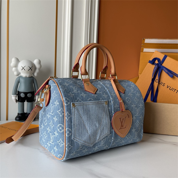 ヴィンテージデニム薫る LOUIS VUITTON ルイヴィトン コピー レディース 2WAYバッグ フロントポケット レザーハンドル