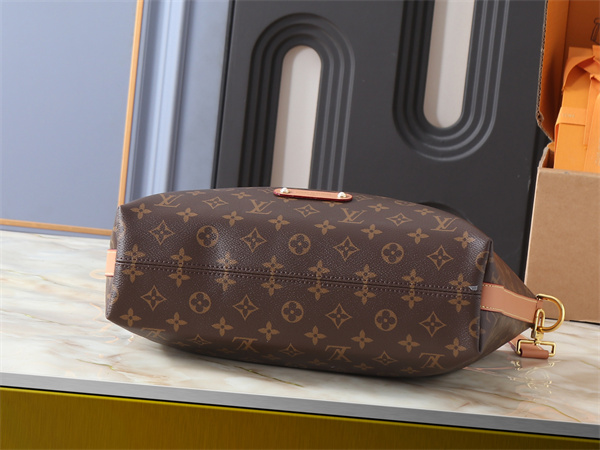 肩掛けしやすい LOUIS VUITTON ルイヴィトン コピー ワンショルダーバッグ 大容量ファスナー仕様 レザーストラップ