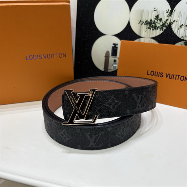 重厚バックル LOUIS VUITTON ルイヴィトン コピー モノグラムベルト ブラックトーン クラシック仕様