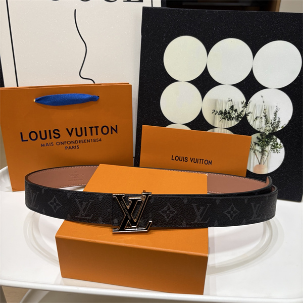 重厚バックル LOUIS VUITTON ルイヴィトン コピー モノグラムベルト ブラックトーン クラシック仕様