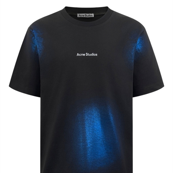 グラデーション表現 Acne Studios アクネ ストゥディオズ コピー Tシャツ エアブラシ調プリント アートカットソー