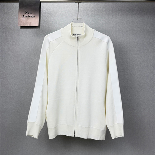 異素材ラインが映える Acne Studios アクネ ストゥディオズ コピー トラックジャケット フルジップ リラックスシルエット