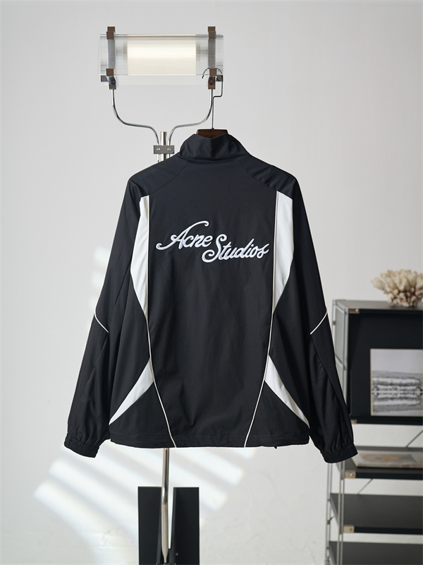 レトロスポーツ Acne Studios アクネ ストゥディオズ コピー スタンドカラーブルゾン 流線パネル ドローコード仕様