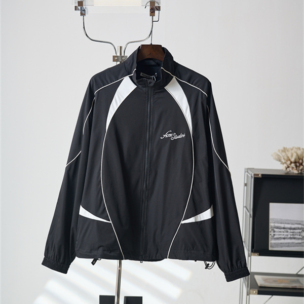 レトロスポーツ Acne Studios アクネ ストゥディオズ コピー スタンドカラーブルゾン 流線パネル ドローコード仕様
