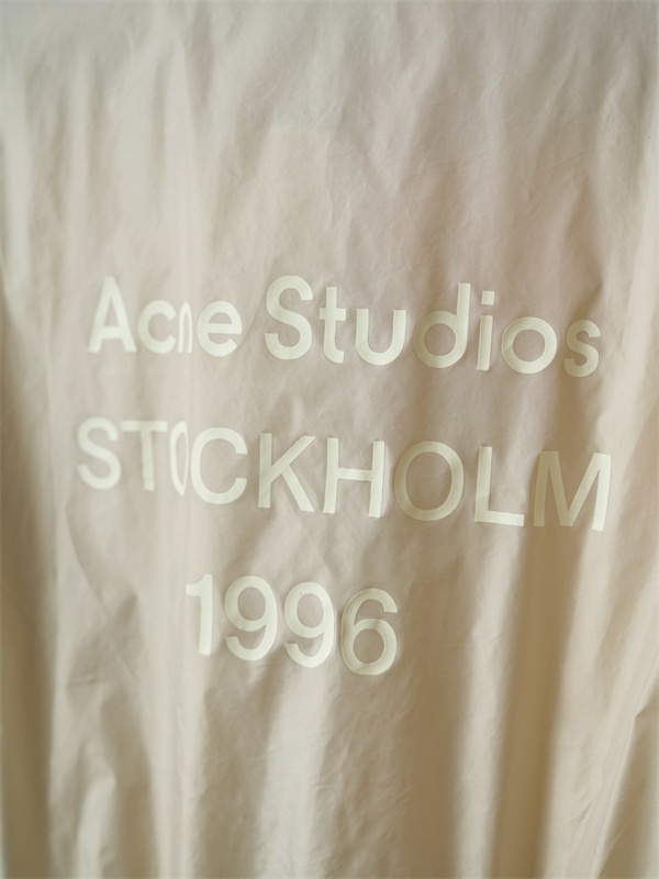 軽やか仕立て Acne Studios アクネ ストゥディオズ コピー ジップジャケット イージーヘム ミニマルアウター