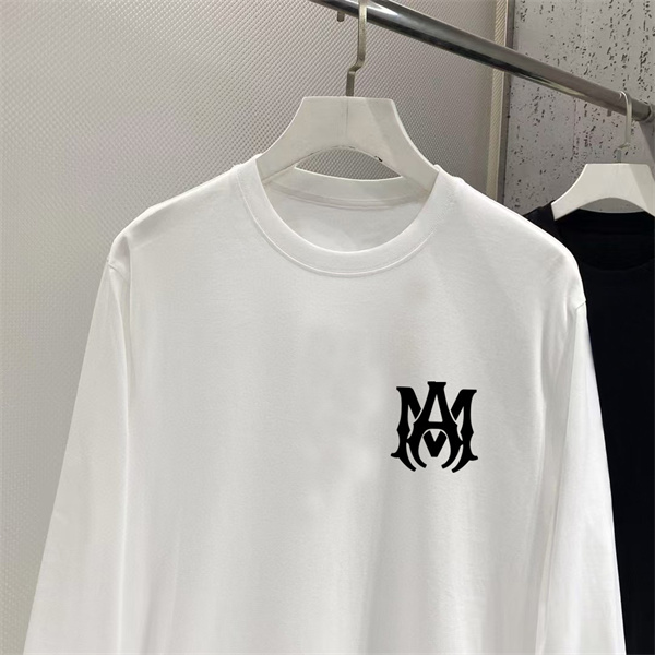ミニエンブレム AMIRI アミリ コピー ロングスリーブTシャツ シンプル仕立て 都会派ベーシック