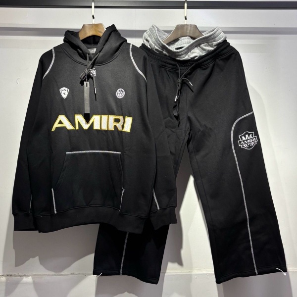 スポーツミックス AMIRI パーカーセットアップ ワイドパンツ アミリ