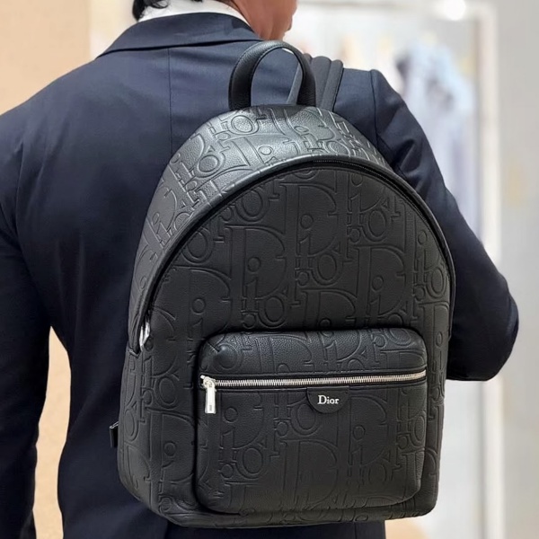 ディオール激安 Rider リュック グレインレザー Dior オブリーク