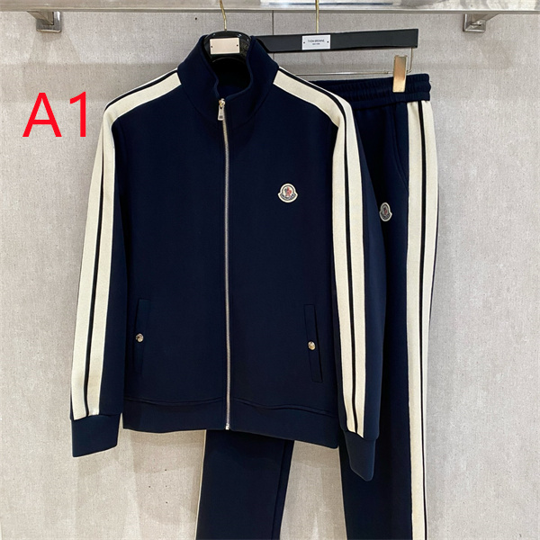スリーブポケット ロゴワッペン MONCLER モンクレール コピー ジップパーカーセット 都会派カジュアル