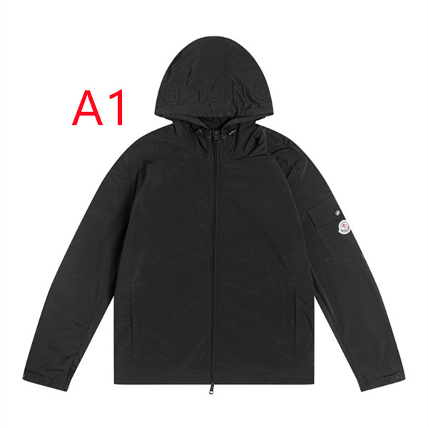 エンボスロゴ スリーブポケット MONCLER モンクレール コピー フーデッドジャケット ミニマル仕様