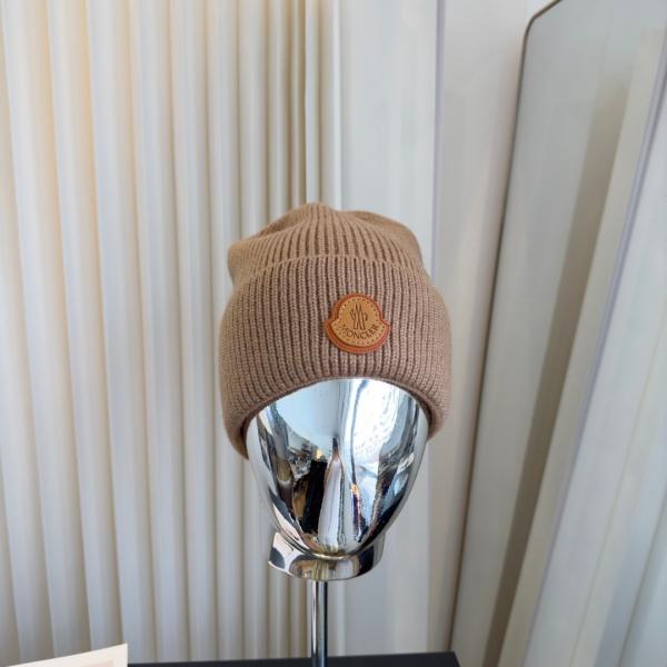 シーズン主力 モンクレール 防寒ニット帽 折り返し仕様 MONCLER 激安 柔らかタッチ