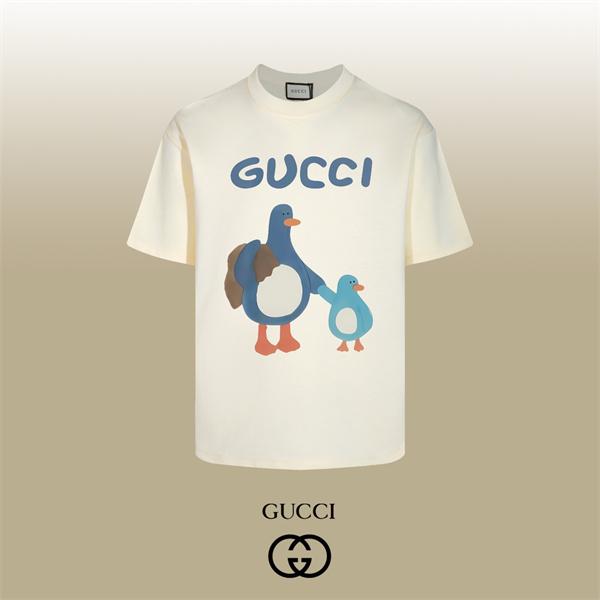 親子モチーフ 配色グラフィック 快適フォルム GUCCI グッチ コピー 半袖Tシャツ デイリー主力 売れ筋有望