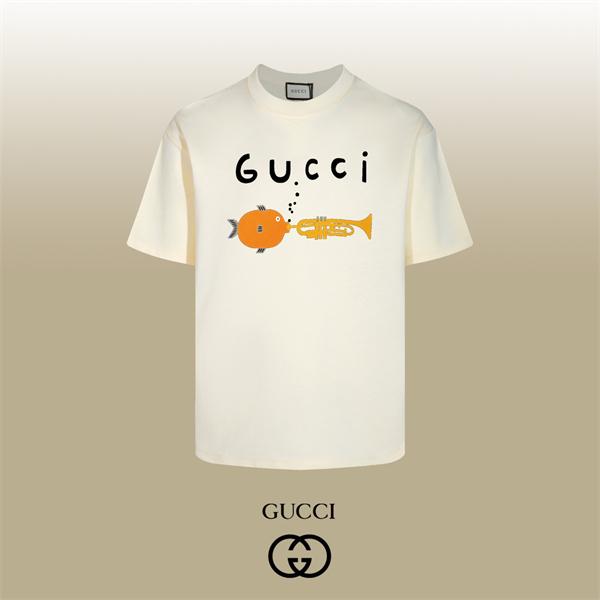 ミュージックアニマル 軽快コットン 品質重視 GUCCI グッチ コピー 半袖Tシャツ コーデ主役 新着セレクト