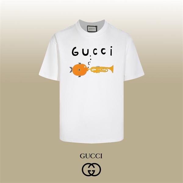 ミュージックアニマル 軽快コットン 品質重視 GUCCI グッチ コピー 半袖Tシャツ コーデ主役 新着セレクト