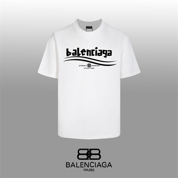ゴシックレタリング モノクロライン クリーン映え BALENCIAGA バレンシアガ コピー 半袖Tシャツ 話題沸騰