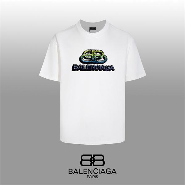 モノグラム調ロゴプリント 旬見えカジュアル BALENCIAGA バレンシアガ コピー 半袖Tシャツ 人気上昇