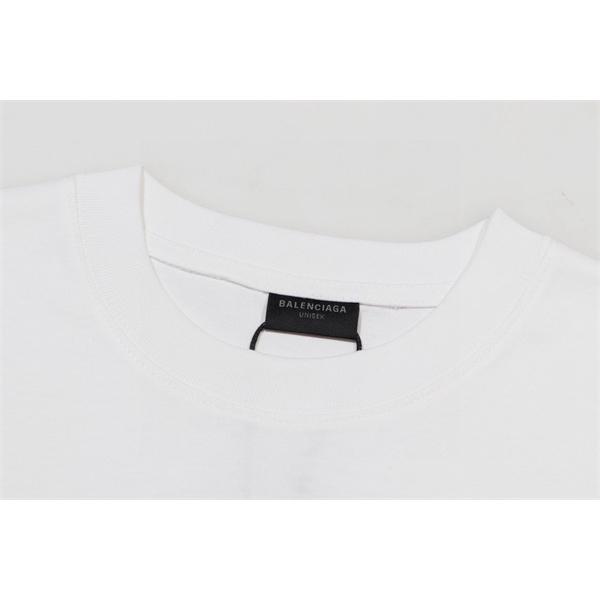 ディストレスレタリング 立体陰影 クール映え BALENCIAGA バレンシアガ コピー 半袖Tシャツ 話題性抜群