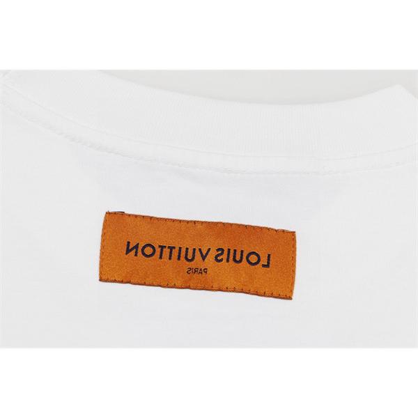 スクエアエンブレム 直線ロゴ 快適コットン LOUIS VUITTON ルイヴィトン コピー 半袖Tシャツ 売れ行き好調
