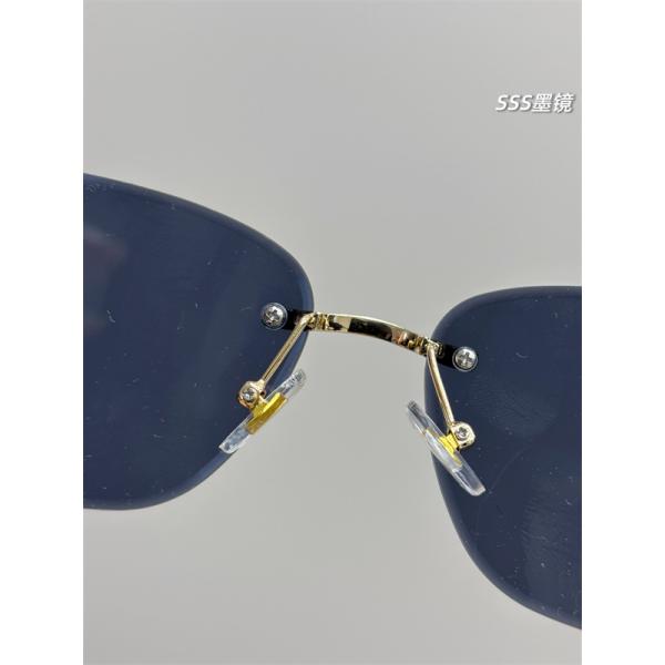 リムレス風 Mモチーフテンプル MIU MIU ミュウミュウ コピー サングラス 話題性抜群