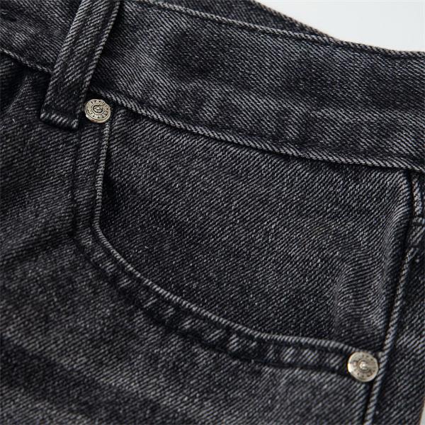 アート総柄 ワイドストレート CHROME HEARTS クロムハーツ コピー デニムパンツ 人気急伸