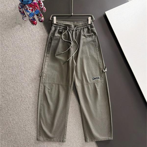 ミニ刺繍 ゆとりフォルム GUCCI グッチ コピー イージーパンツ 新着ピックアップ