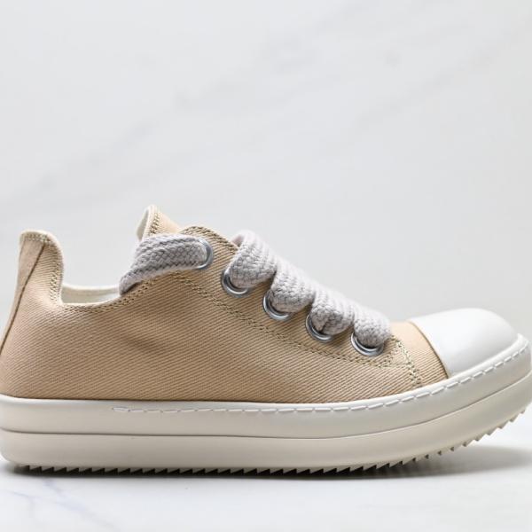 海外人気 DRKSHDW Rick Owens 激安 キャンバスシューズ ボリュームレース 耐久ソール 洗練シルエット リック・オウエンス