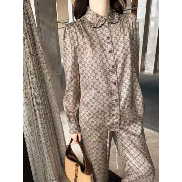 軽やか快適 ロングシーズン対応 GUCCI グッチ コピー パンツセットアップ こなれ見え