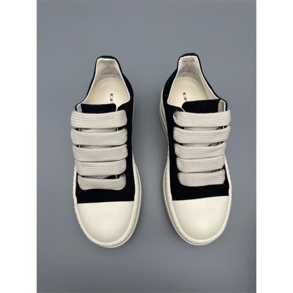 極太シューレース 重厚フォルム 個性派モデル RICK OWENS リック・オウエンス コピー 厚底ローカットスニーカー 話題沸騰