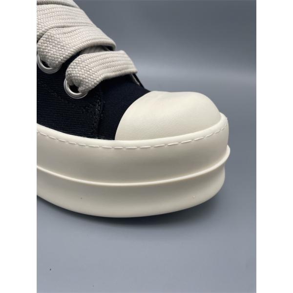 極太シューレース 重厚フォルム 個性派モデル RICK OWENS リック・オウエンス コピー 厚底ローカットスニーカー 話題沸騰