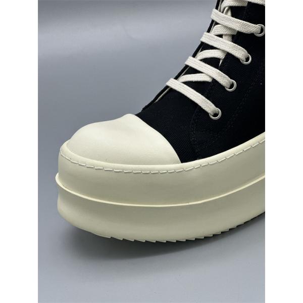 ロングレースアップ ボリュームソール シャープな存在感 RICK OWENS リック・オウエンス コピー 厚底ハイカットスニーカー 話題先行
