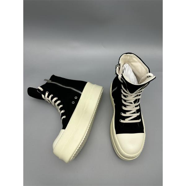 ロングレースアップ ボリュームソール シャープな存在感 RICK OWENS リック・オウエンス コピー 厚底ハイカットスニーカー 話題先行