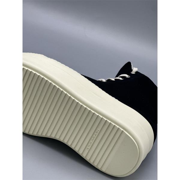 ロングレースアップ ボリュームソール シャープな存在感 RICK OWENS リック・オウエンス コピー 厚底ハイカットスニーカー 話題先行