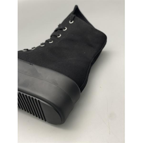 サイドジップ 重厚シルエット RICK OWENS リック・オウエンス コピー 厚底ハイカットスニーカー モード映え 注目度急伸