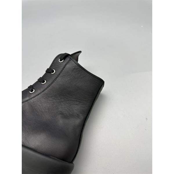 マットな質感 シャープな足元を演出 RICK OWENS リック・オウエンス コピー レースアップハイカットシューズ ストリート本命
